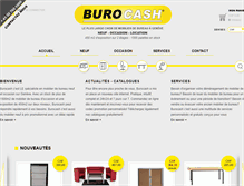 Tablet Screenshot of burocash.ch